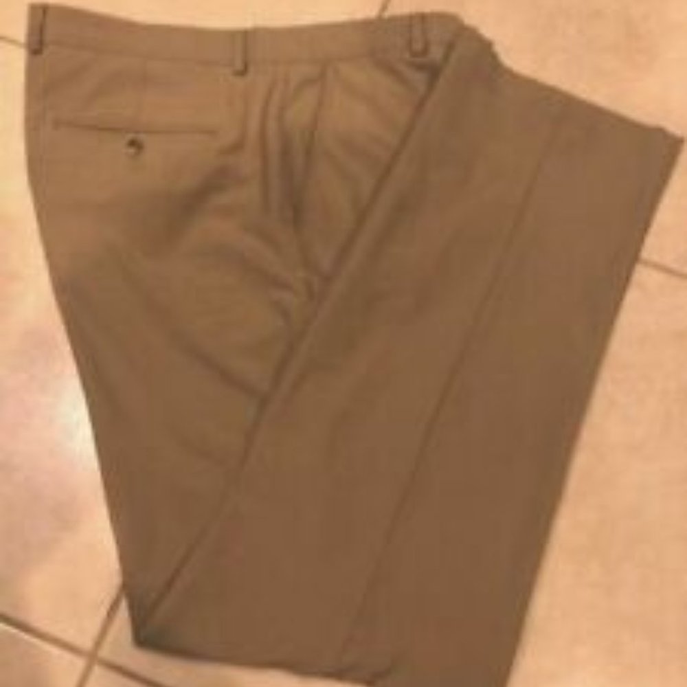 Greg Norman Golf Pants, Tan, Size 36W x 32L